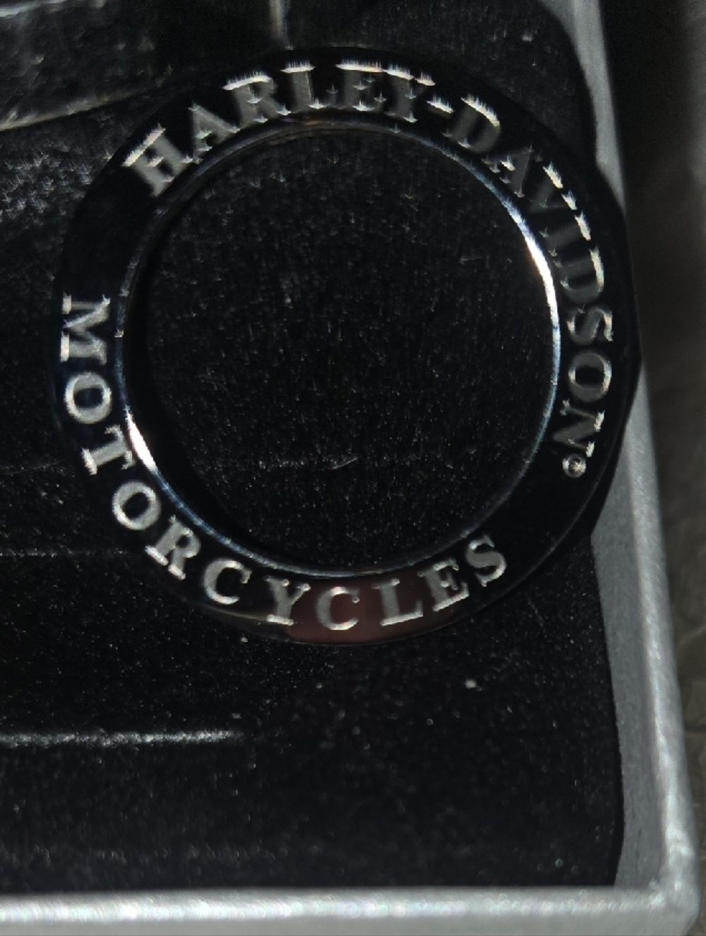 Women's Harley-Davidson Bulova Stainless Steel Watch w/ 3 Bezels (2008) - Picture 8 of 13